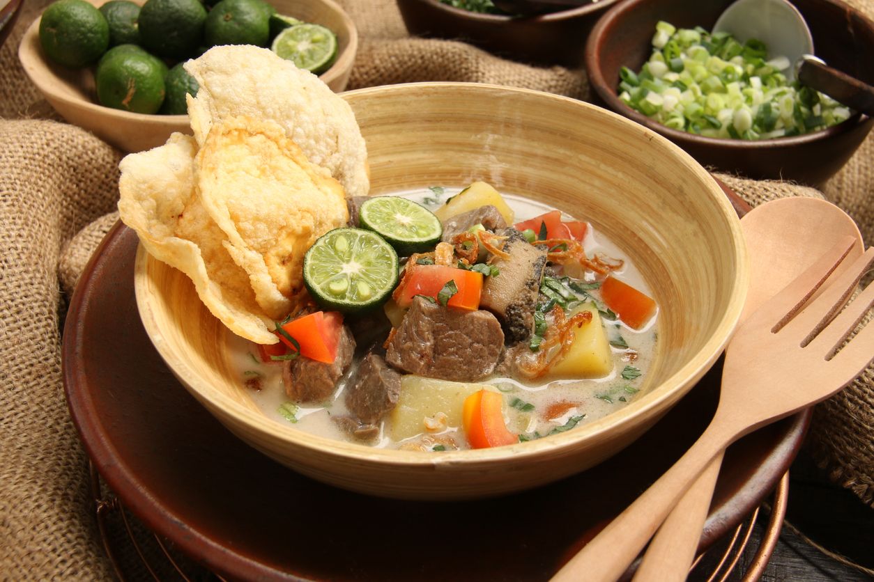 resep soto betawi daging sapi
