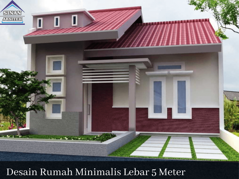 desain rumah minimalis lebar 5 meter